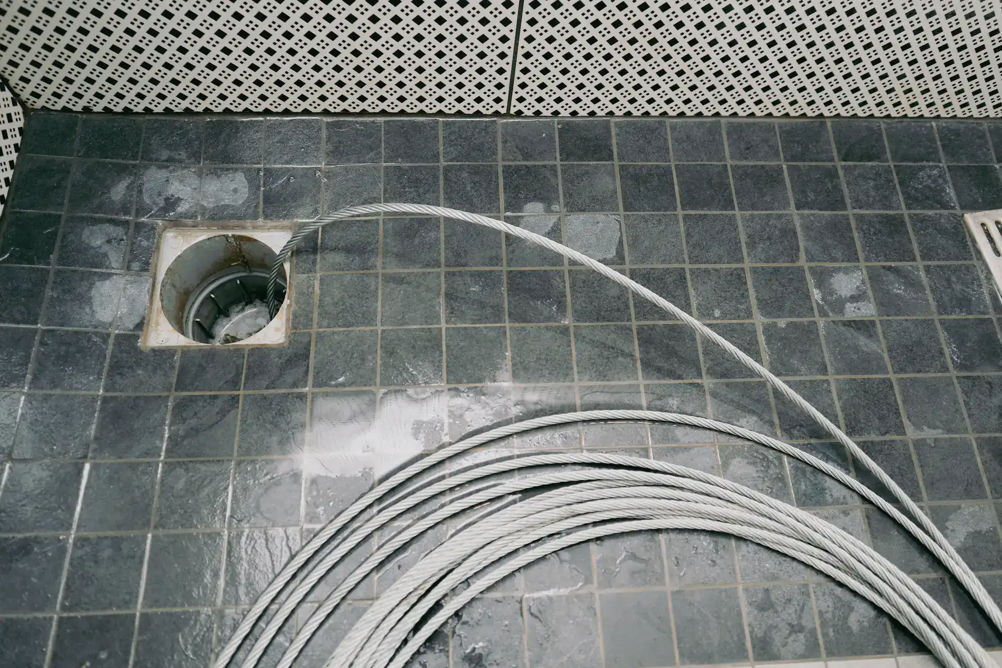 High-quality drain cleaning equipment tiles for efficient plumbing solutions in El Dorado County, California, by Murray Plumbing, ensuring reliable service and clean drains